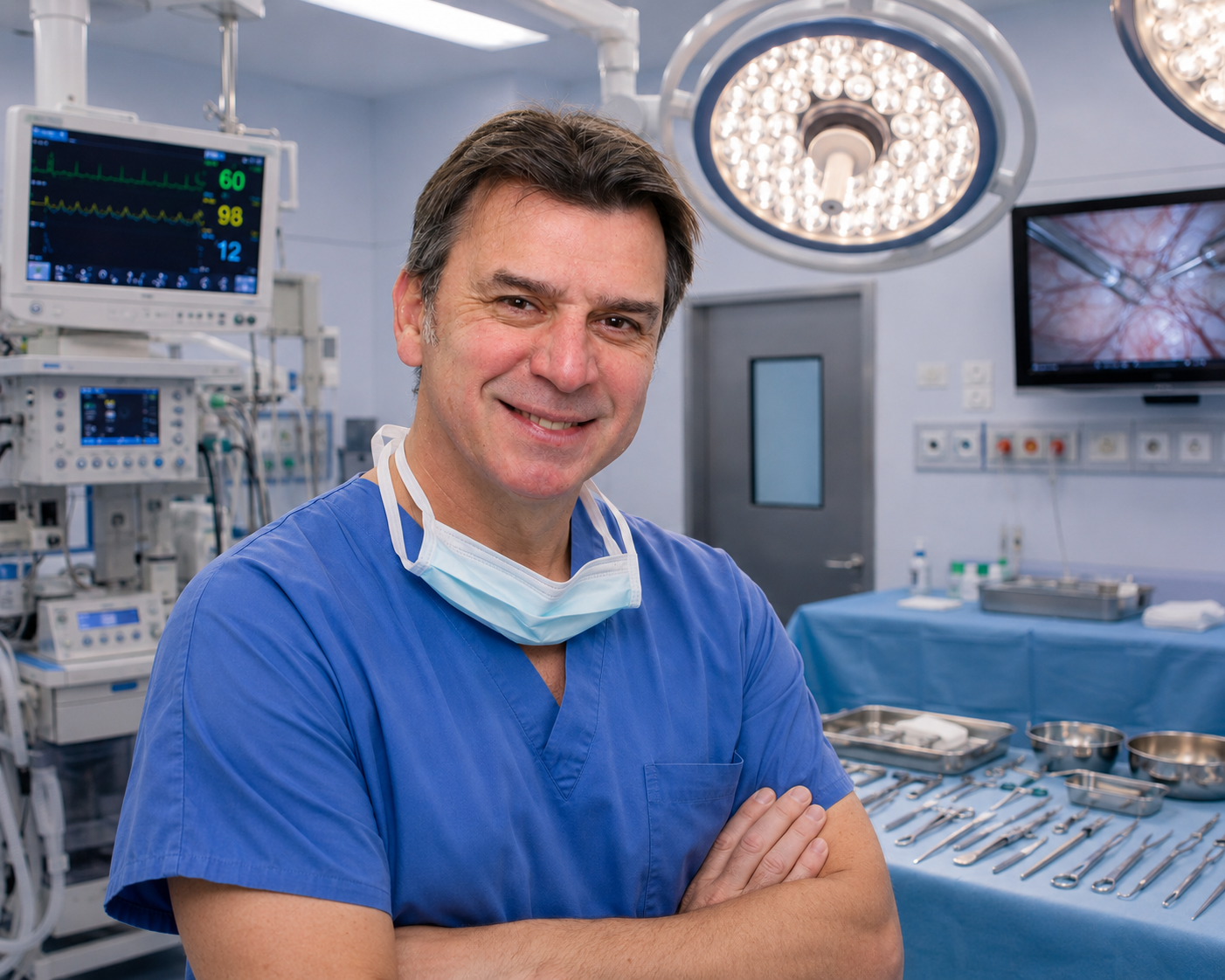Dr Thierry Watrin au bloc opératoire